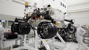 Engineers Working In A Clean Room At Nasa S Jet Propulsion Laboratory Installed Six New Wheels On The C Mechanical Engineering Jobs Mars Rover Curiosity Rover