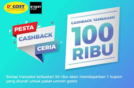 Find cash back credit cards from mastercard. Cashback 100 Ribu Setiap Makan Di D Cost Cashbac Com