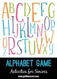 Mar 21, 2019 · try easy trivia questions for seniors with dementia to help keep those neural pathways moving. Alphabet Game