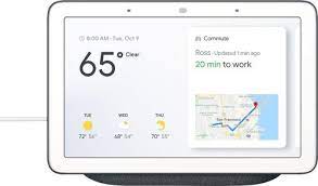 Best Buy Nest Hub Smart Display With Google Assistant Charcoal Ga00515 Us Best Home Automation Smart Home Automation Google Home