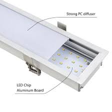China 40w Linkable Led Wraparound Flushmount Linear Light 4ft Led Shop Light Led Wrap Light Led Linear Indoor Lights Led Puff Light Led Ceiling Light 4000k China Led Linear Trunking Light