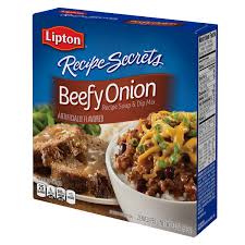 While this meatloaf cooks it has a heavenly beefy onion scent to it, which comes from the onion soup mix. 3 Pack Lipton Beefy Onion Soup And Dip Mix 2 2 Oz Walmart Com Walmart Com