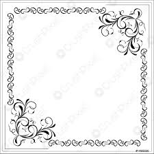 عزيزي الزائر / العضو اذا. Bordure De Cadre Floral Vierge Vecteur Stock Crushpixel