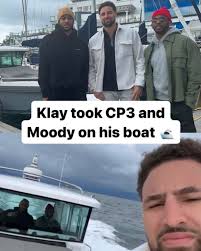 Klay Thompson and Moses Moody