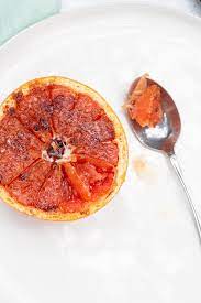 Broiled Grapefruit With Brown Sugar And Vanilla Broiled Grapefruit Grapefruit Recipes Food