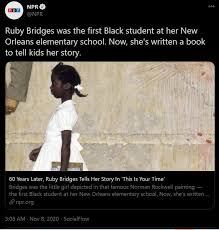 10 also happened to be the publication day for this is your time, ruby bridges' book for the she says, it was just the adults who were passing this behavior on to their children. 60 Years Later American Civil Rights Activist Ruby Bridges Tells Her Story In A Children S Book This Is Your Time Goodblacknews