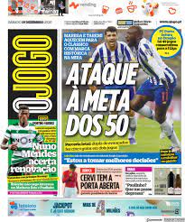 Maisfutebol.iol.pt é um jornal online: Capa Jornal O Jogo 19 Dezembro 2020 Capasjornais Pt