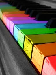 In All Colours Kleuren Piano Regenboog