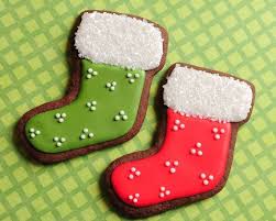 Christmas Stocking Decorated Sugar Cookie Royal Icing Red Green White Drage Christmas Stocking Cookies Christmas Sugar Cookies Christmas Cookies Decorated