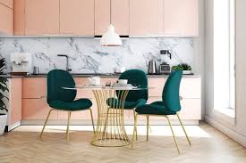 Cosmopolitan Just Launched A Home Decor Line For Small Spaces Dining Chairs Upholstered Dining Chairs Woven Dining Chairs