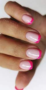 Best nail care tips and tricks stop biting your nails buff instead of color Pretty French Manicure With Colour Line Ideas 1 Fab Mood Wedding Colours Wedding Themes Wedding Colour Palettes