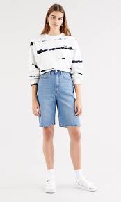 Our wide selection is elegible for free shipping and free returns. High Loose Bermuda Shorts Medium Indigo Levi S De