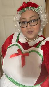 Christmas Eve glow, Mrs. Claus edition. Because even Santa knows she's the  magic. ✨🎅🏼 Cookies baked, lipstick on, confidence fully activated. Not  just spreading cheer… I am the cheer.”