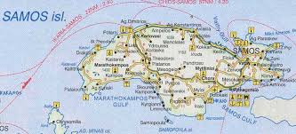 Greece Map Of Samos