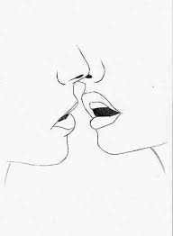 In this drawing tutorial, we'll take a look at how to draw a football player. Lesbian Kiss Art Lips Passion Drawings Line Art Art Drawings