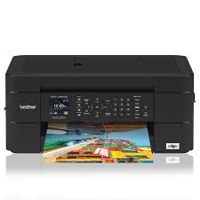 Offering print to first page times of just 7.2 seconds, your business can rely on this powerful workgroup printer to provide. Brother Mfcj491dw Color Wireless Inkjet All In One Printer