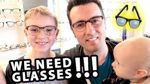 First pair of glasses