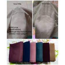 Ia mudah dibentuk pada wajah dan bersifat sejuk dan terletak kemas apabila. Tudung Bawal Cotton Voile Plain Kain Best Shopee Malaysia