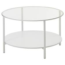 Round glass coffee table ikea. Vittsjo Coffee Table White Glass 75 Cm Ikea