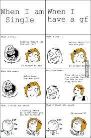 When you've been 'seeing' someone for a while, you start to wonder where you stand. Single Vs Dating 9gag