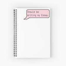 How to write a quality double spaced essay? Essay Spiral Notebooks Redbubble