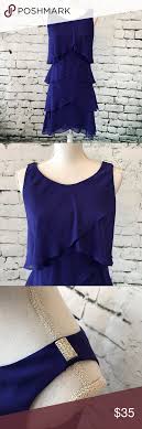 Dress Barn Collection Special Occasion Dress Sz 4 Dress Barn Dresses Tiered Ruffle Dress Tee Dress