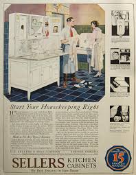 1921 sellers kitchen cabinets ad