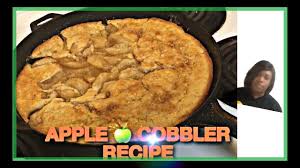 Line a baking sheet with parchment paper. How To Make Apple Cobbler Apple Conbler Youtube