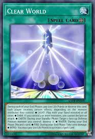 Gandora the dragon of destruction (& 9 other cards little yugi is known for) there is a huge amount of cards that used to be fantastic but have weakened over the years. Card Discussion Clear World Is This A Tech Option To Counter E Heroes Or Any Deck With Multiple Attributes Yugioh