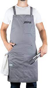 Hudson Professional Grade Chef Apron For Kitchen Bbq And Grill With Towel Loop Tool Pockets Chef Apron Apron Aprons For Men