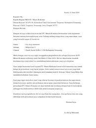 Contoh surat pengunduran diri karyawan pabrik (1) jakarta, 1 maret 2019. Surat Pengunduran Diri