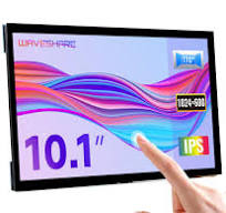 Amazon.co.jp: Waveshare 10.1インチ 静電容量式タッチスクリーンLCD Raspberry Pi  5/4B/3B+/3A+/2B/B+/A+/Zero/Zero W/WH/Zero 2W CM3+/4 1024×600、HDMI IPS  10ポイントタッチ対応 ...