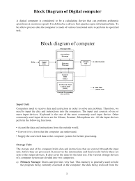 The first and most important segment of this block of the digital communication system is the information source, this helps to determine the type of system you will use. Block Diagram Of Computer Types Workstation Computer Data Storage