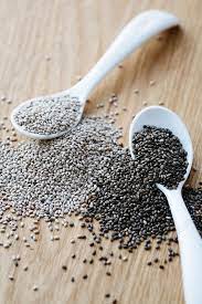 Black And White Chia Seeds Stock Image F012 7393 Science Photo Library
