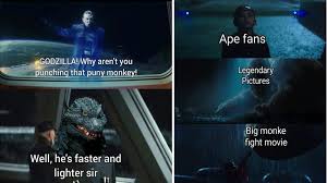 The best memes from instagram, facebook, vine, and twitter about kong vs godzilla. 20 Godzilla Vs Kong Memes To Help You Pick Your Side Know Your Meme