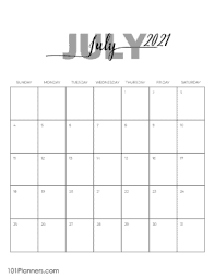 You can delete the background or select any of the 101 free backgrounds available. Free Printable July 2021 Calendar Customize Online