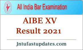 Candidates will be notified of the results via sms or email notifications. Aibe 15 Result 2021 Xv Released Cop Cutoff Marks Merit List Download