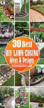 The bricks will also take on an appealing weathered look over time. 25 Amazing Lawn Edging Ideas For Your Garden Decor Home Ideas