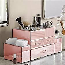 Compare prices & save money on jewelry boxes. Beautify Large Mirrored Rose Gold Acrylic Jewelry Box Cosmetic Makeup Organizer With 3 Drawers And 9 Sections Buy Cosmetic Organizers Acrylic Mirror Side Makeup Organizers Manufacture Customized Acrylic Products Product On Alibaba Com