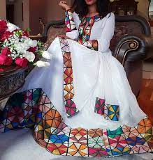 Pin By Ethio7 On Ethiopian Traditional Clothes Ethiopian Dress Ethiopian Traditional Dress African Print Skirt Outfits