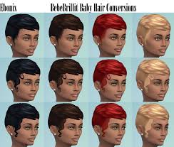 Hi, can you create baby hair interchangeable, thanks. Sims 4 Cc Ebonixsimblr Bebebrillit Baby Hair