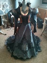Witch Dress Out Of An Old Wedding Dress Witch Dress Old Wedding Dresses Wedding Dress Costume