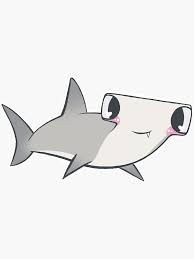 Cute Shark 1 Sticker By Vikkydraws Cute Shark Shark Drawing Cute Animal Drawings Kawaii