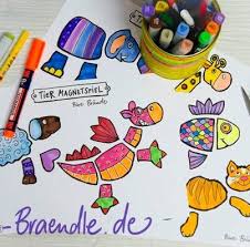Lilalotte Diy Magnete Von Bine Brandle Basteln Und Selbermachen Basteln Basteln Mit Kindern