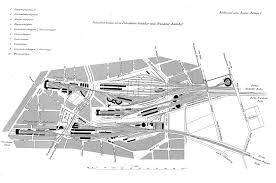 Gesamte Anlagen Von Potsdamer Anhalter Und Dresdener Bahnhof In Den 1870er Jahren Der Dresdener Bahnhof Ist Wie Geplant Bahnhof Berlin Karte Berlin Geschichte