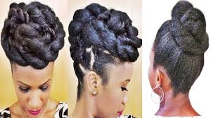 Take a look at these gorgeous black updo hairstyles and try one out for your next date night, special event, or any day when you wake up feeling like a queen. Braids And Twists Updo Hairstyle For Black Women Youtube