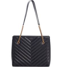 Saint Laurent Medium Tribeca Quilted Calfskin Leather Tote Nordstrom Leather Tote Leather Calf Skin