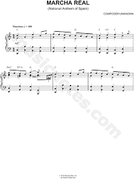 Check spelling or type a new query. Traditional Marcha Real Sheet Music Piano Solo In C Major Download Print Sku Mn0084770