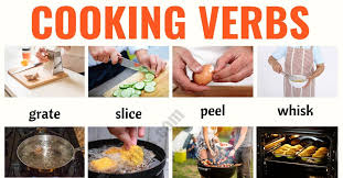 Most cooking measurement abbreviations are easy to remember once you used them a couple of times. Cooking Terms List Of 20 Useful Cooking Verbs In English Living Food Home Decor Tips