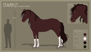 Darko Character Sheet By Wild Hearts On Deviantart Horse Cartoon Wild Hearts Horse Drawings